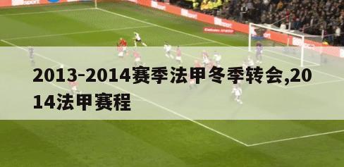 2013-2014赛季法甲冬季转会,2014法甲赛程