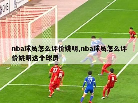 nba球员怎么评价姚明,nba球员怎么评价姚明这个球员